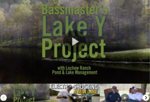 Bassmaster pond management project with Lochow Ranch 103
