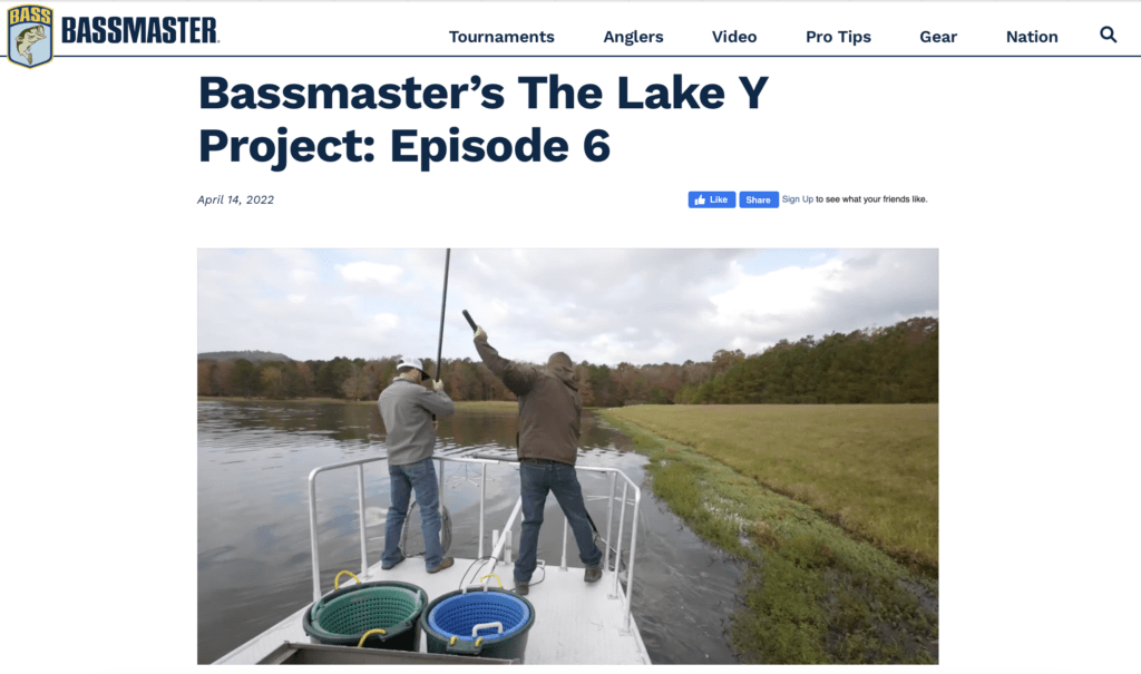 Bassmaster project with Lochow Ranch10