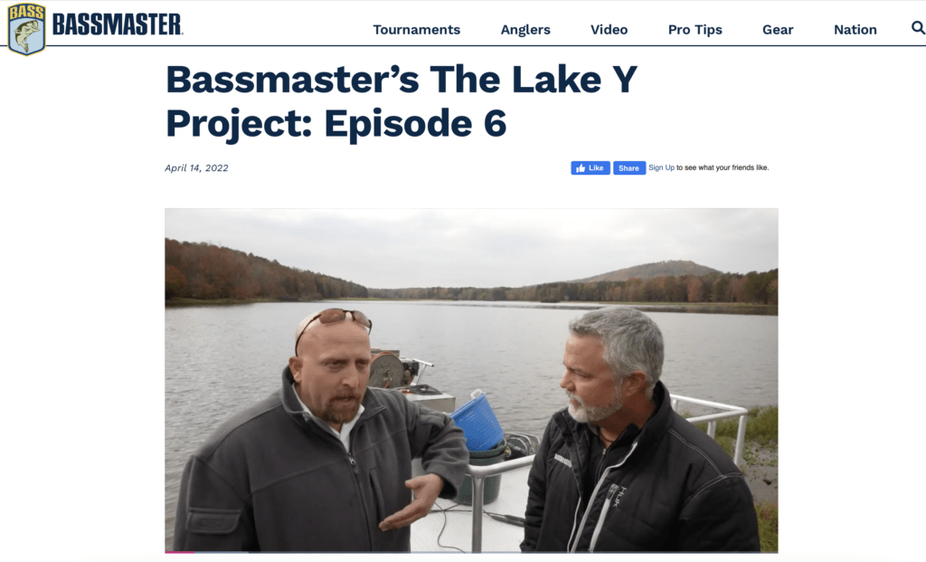 Bassmaster project with Lochow Ranch11