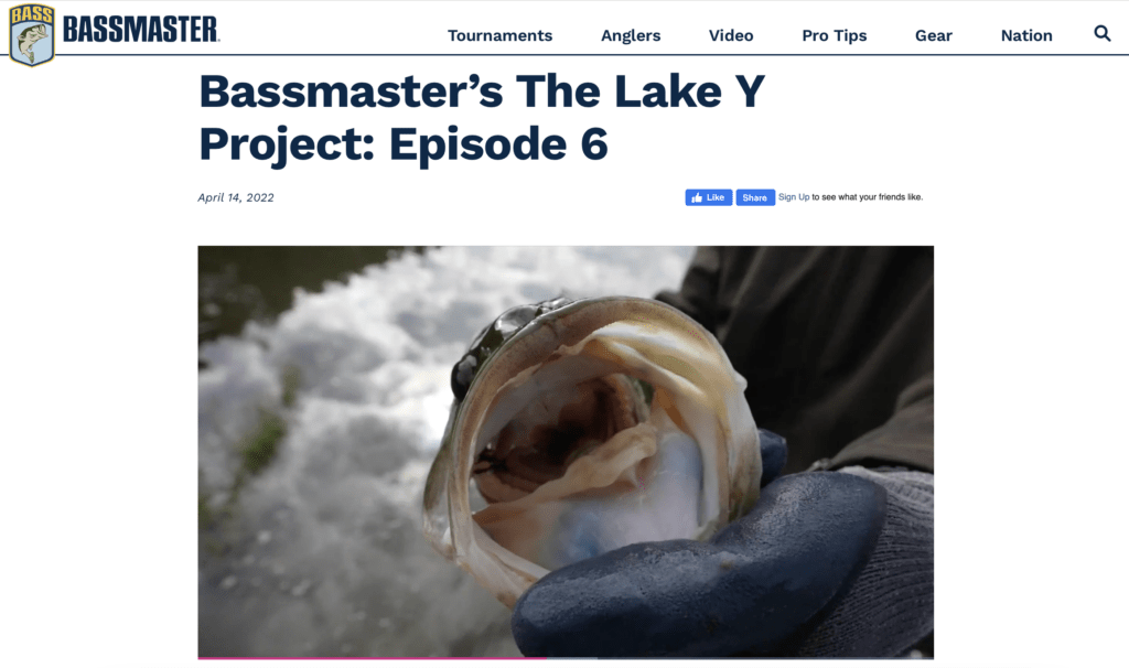 Bassmaster project with Lochow Ranch4
