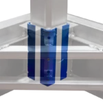 CAT5 aluminum dock feature: noise eliminating bushings